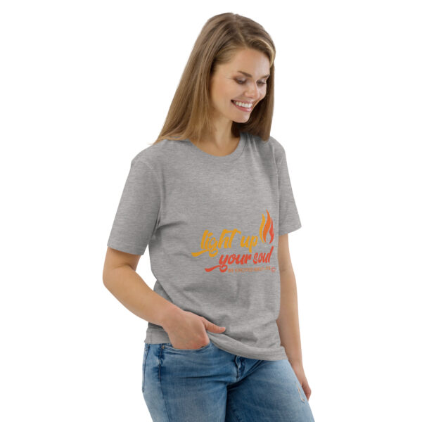Light Up Your Soul Unisex organic cotton t-shirt - Image 84