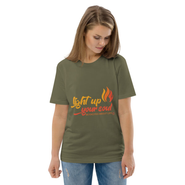 Light Up Your Soul Unisex organic cotton t-shirt - Image 64