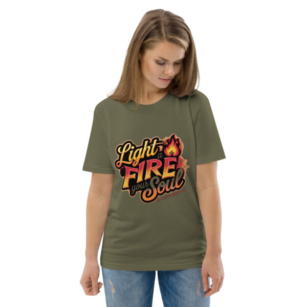 Light Fire in Your Soul Unisex organic cotton t-shirt - Image 64
