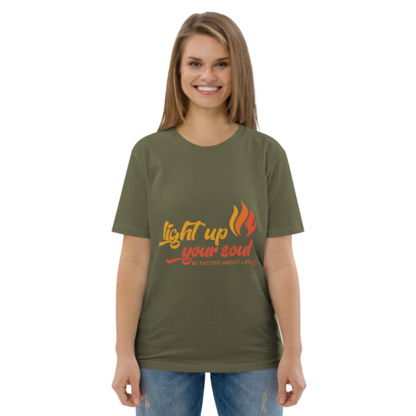 Light Up Your Soul Unisex organic cotton t-shirt - Image 63