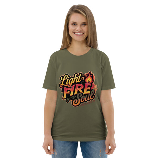 Light Fire in Your Soul Unisex organic cotton t-shirt - Image 63