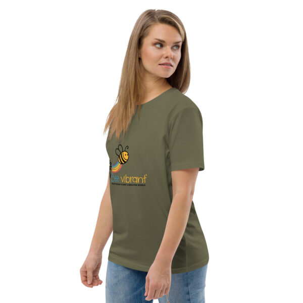 Bee Vibrant Unisex organic cotton t-shirt - Image 67