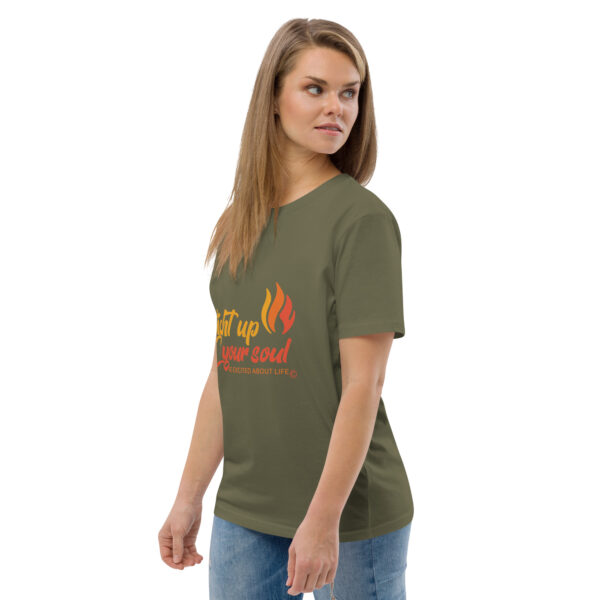 Light Up Your Soul Unisex organic cotton t-shirt - Image 67