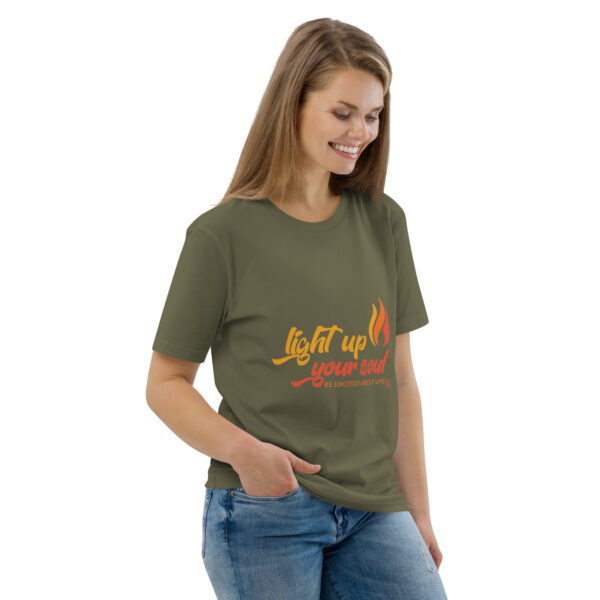 Light Up Your Soul Unisex organic cotton t-shirt - Image 68
