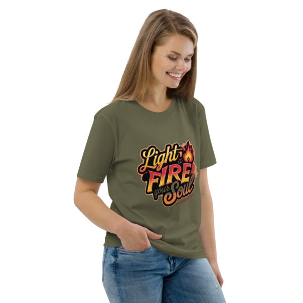 Light Fire in Your Soul Unisex organic cotton t-shirt - Image 68