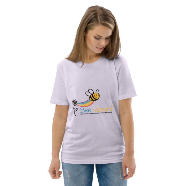Bee Vibrant Unisex organic cotton t-shirt - Image 112