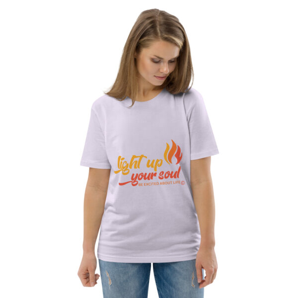 Light Up Your Soul Unisex organic cotton t-shirt - Image 112