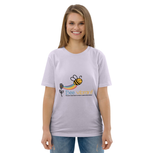 Bee Vibrant Unisex organic cotton t-shirt - Image 111