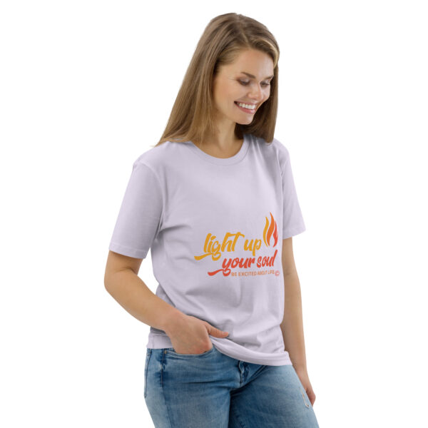 Light Up Your Soul Unisex organic cotton t-shirt - Image 116