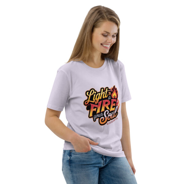Light Fire in Your Soul Unisex organic cotton t-shirt - Image 116