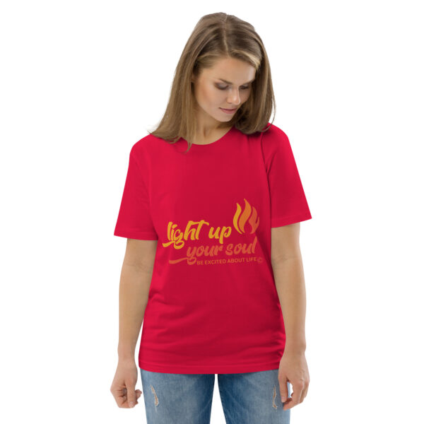 Light Up Your Soul Unisex organic cotton t-shirt - Image 48