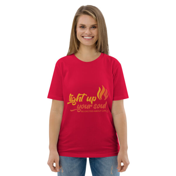Light Up Your Soul Unisex organic cotton t-shirt - Image 47
