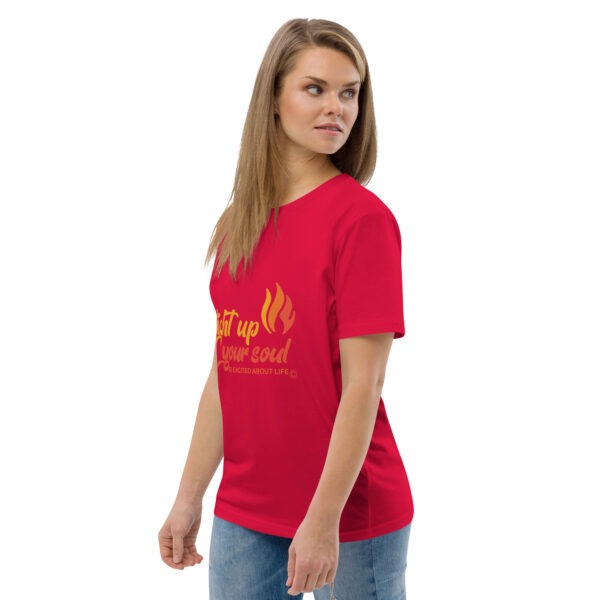 Light Up Your Soul Unisex organic cotton t-shirt - Image 51