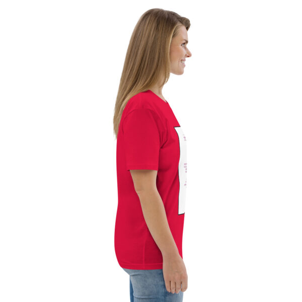 Twice the Love Unisex organic cotton t-shirt - Image 53