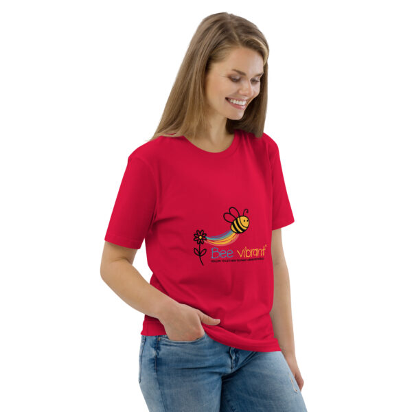 Bee Vibrant Unisex organic cotton t-shirt - Image 52