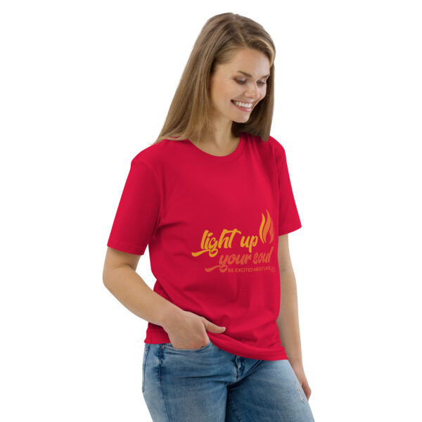 Light Up Your Soul Unisex organic cotton t-shirt - Image 52