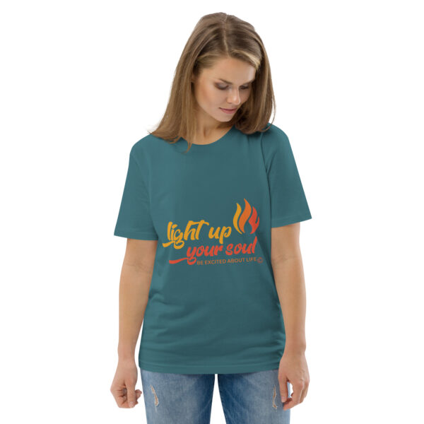 Light Up Your Soul Unisex organic cotton t-shirt - Image 56