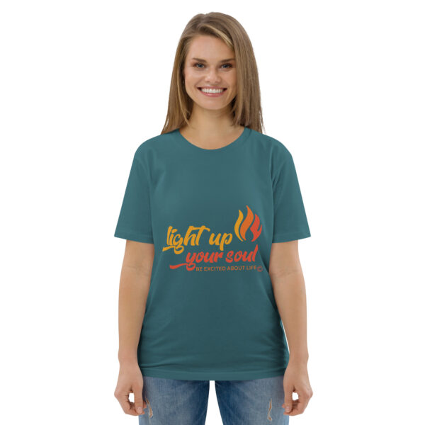 Light Up Your Soul Unisex organic cotton t-shirt - Image 55