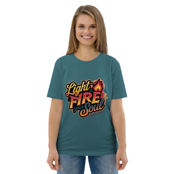 Light Fire in Your Soul Unisex organic cotton t-shirt - Image 55