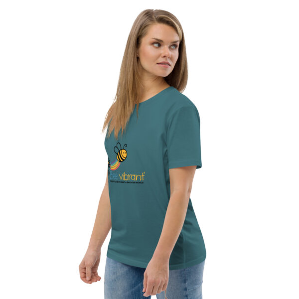 Bee Vibrant Unisex organic cotton t-shirt - Image 59