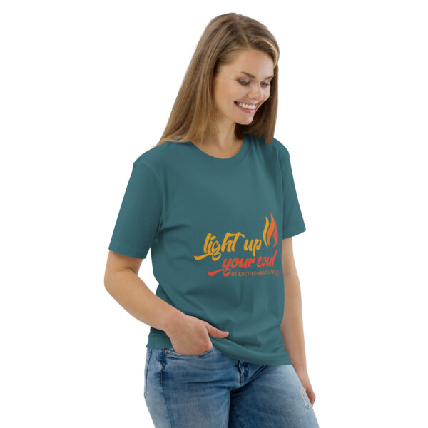 Light Up Your Soul Unisex organic cotton t-shirt - Image 60