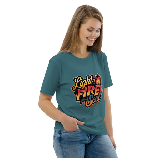 Light Fire in Your Soul Unisex organic cotton t-shirt - Image 60