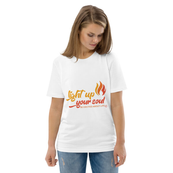 Light Up Your Soul Unisex organic cotton t-shirt - Image 120