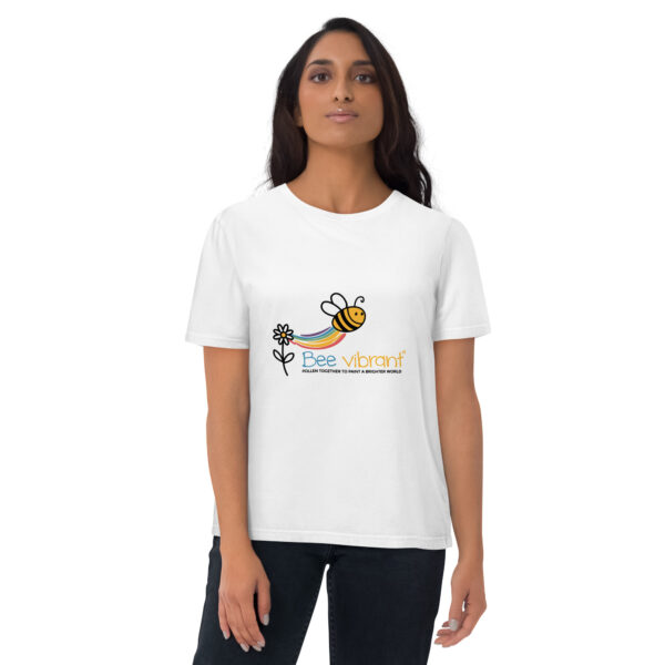 Bee Vibrant Unisex organic cotton t-shirt - Image 5