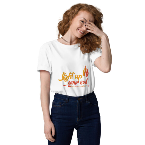 Light Up Your Soul Unisex organic cotton t-shirt