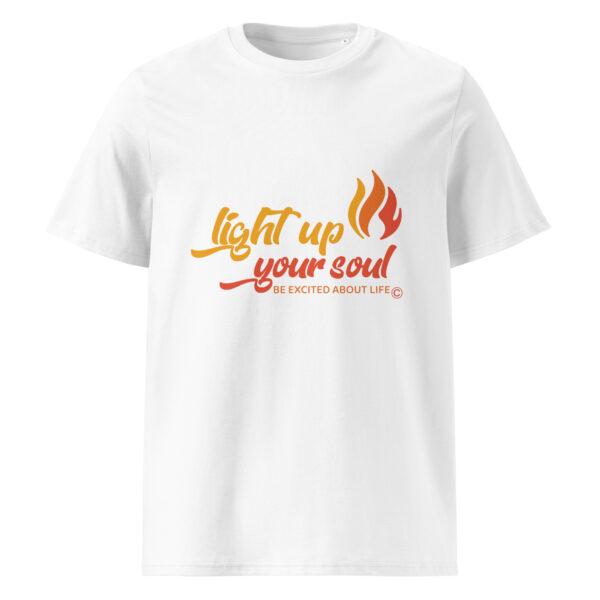 Light Up Your Soul Unisex organic cotton t-shirt - Image 2