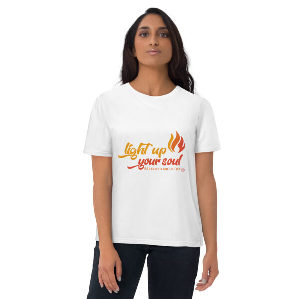 Light Up Your Soul Unisex organic cotton t-shirt - Image 3
