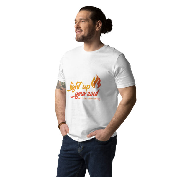 Light Up Your Soul Unisex organic cotton t-shirt - Image 4