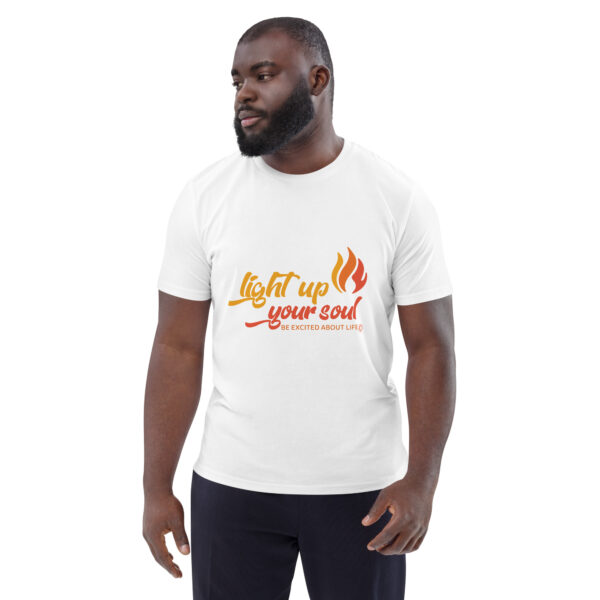 Light Up Your Soul Unisex organic cotton t-shirt - Image 5