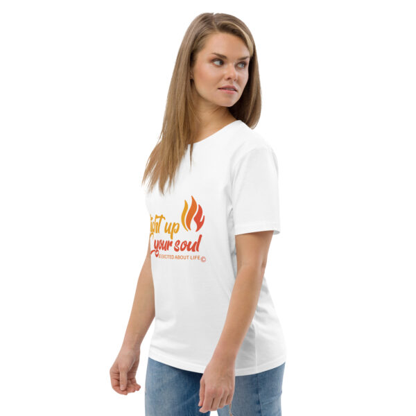 Light Up Your Soul Unisex organic cotton t-shirt - Image 123
