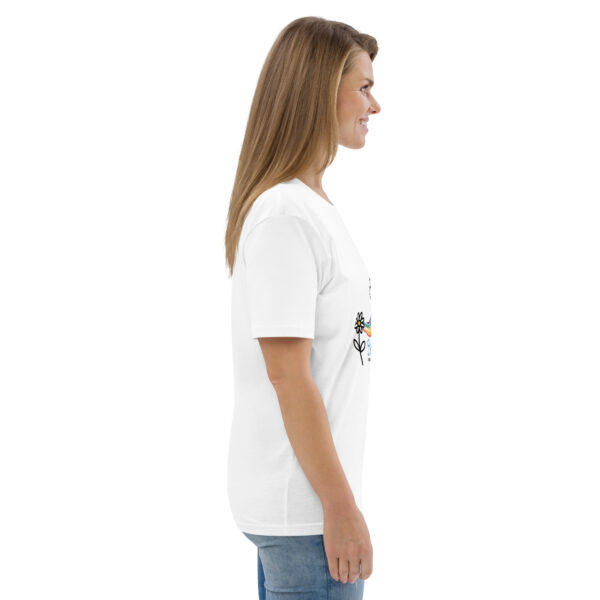 Bee Vibrant Unisex organic cotton t-shirt - Image 125