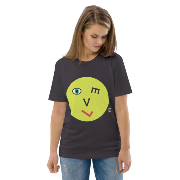 Love Smiley Face Unisex organic cotton t-shirt - Image 40