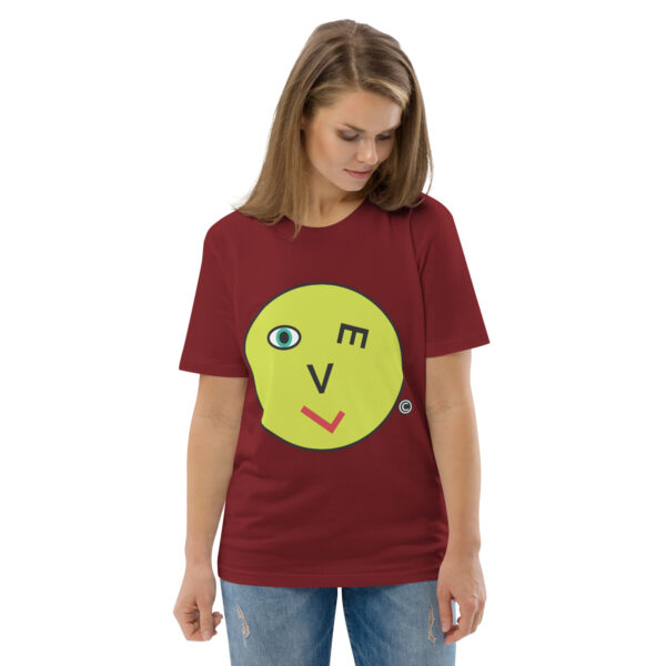 Love Smiley Face Unisex organic cotton t-shirt - Image 32