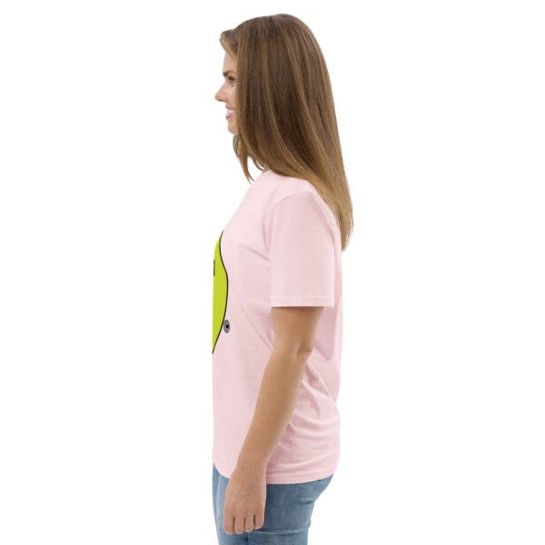 Love Smiley Face Unisex organic cotton t-shirt - Image 110