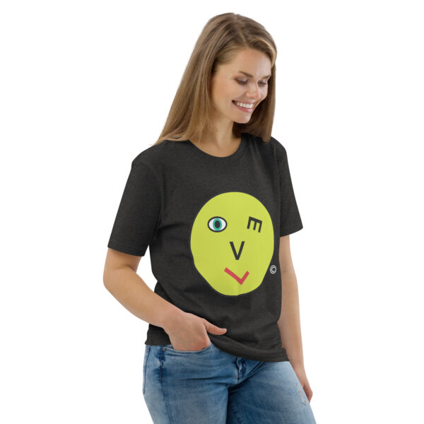 Love Smiley Face Unisex organic cotton t-shirt - Image 28