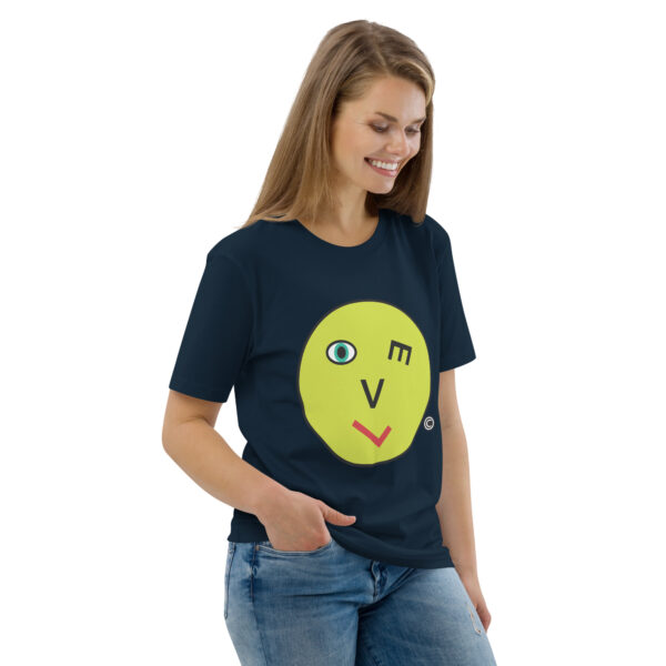 Love Smiley Face Unisex organic cotton t-shirt - Image 20