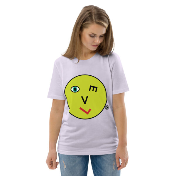 Love Smiley Face Unisex organic cotton t-shirt - Image 112