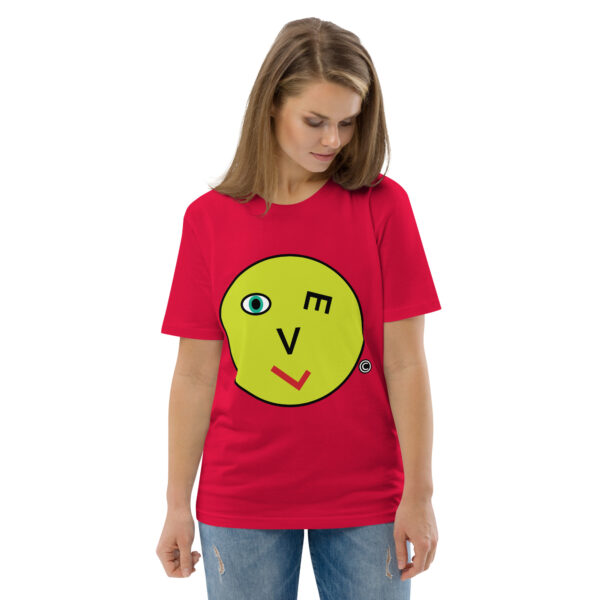 Love Smiley Face Unisex organic cotton t-shirt - Image 48