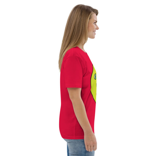 Love Smiley Face Unisex organic cotton t-shirt - Image 53