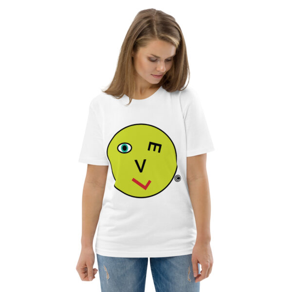Love Smiley Face Unisex organic cotton t-shirt - Image 120