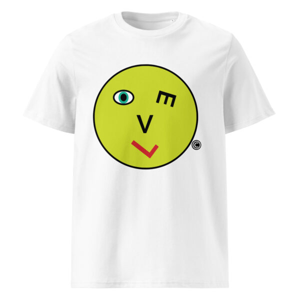 Love Smiley Face Unisex organic cotton t-shirt - Image 2