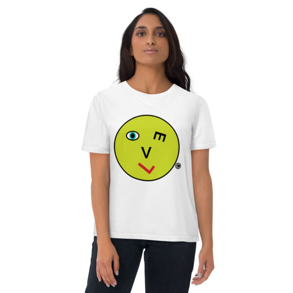 Love Smiley Face Unisex organic cotton t-shirt - Image 4