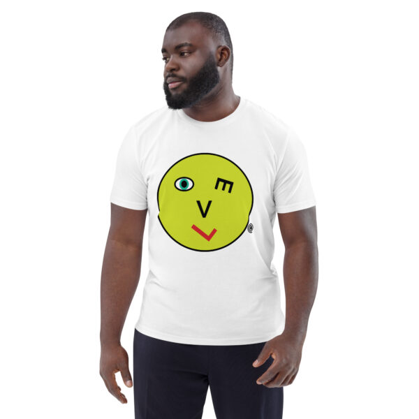 Love Smiley Face Unisex organic cotton t-shirt - Image 5