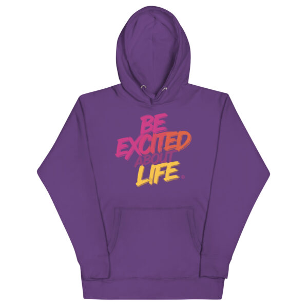 Be Excited About Life Unisex Premium Hoodie - Image 20