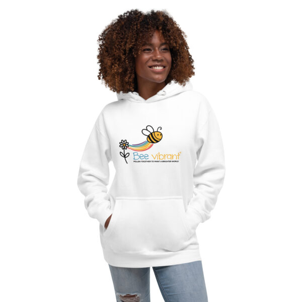 Bee Vibrant Unisex Premium Hoodie - Image 3