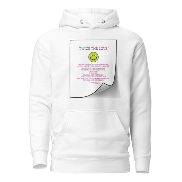 Twice the Love Unisex Premium Hoodie - Image 5